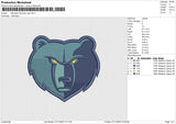 Memphis Grizzlies Embroidery