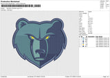 Memphis Grizzlies Embroidery