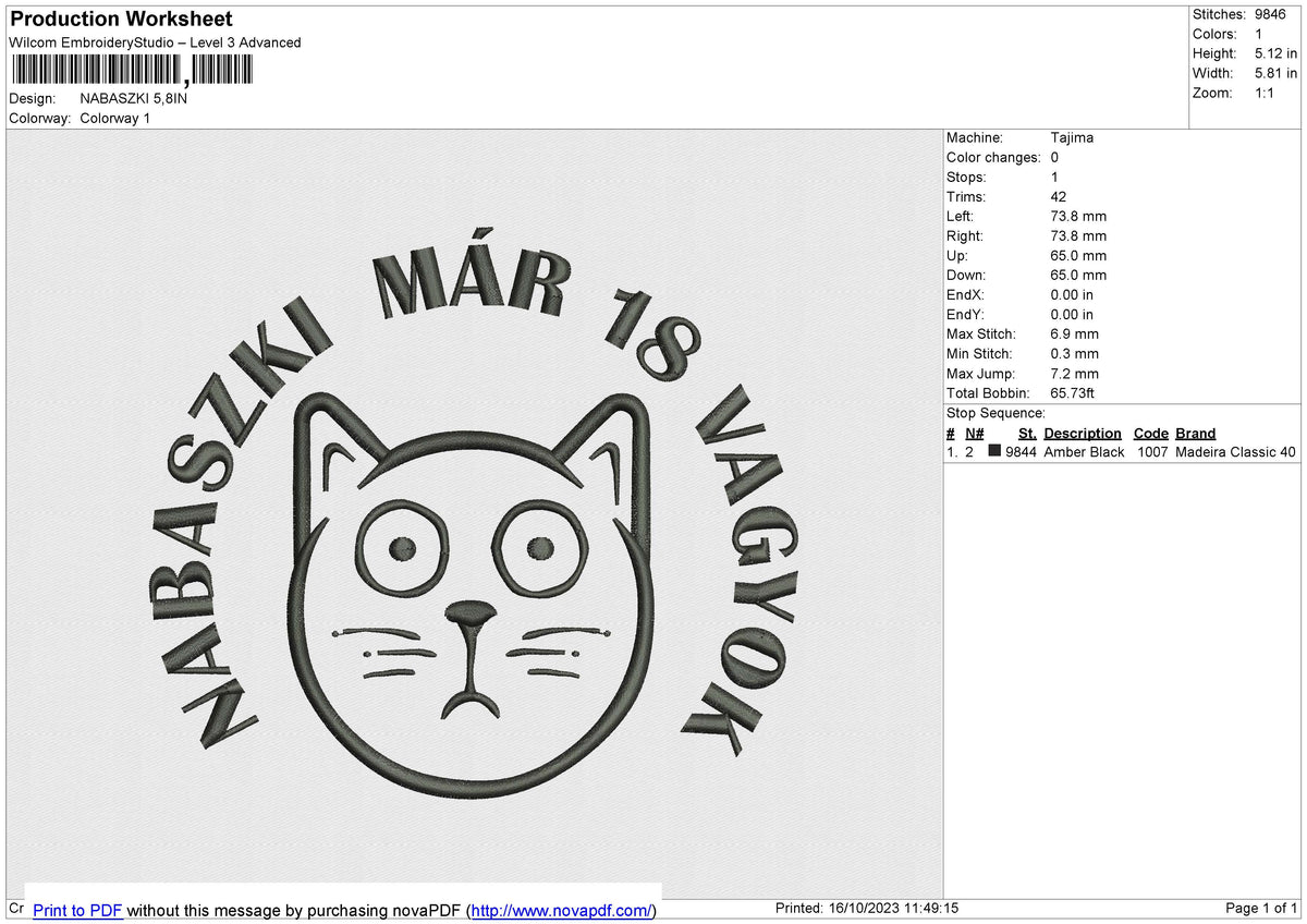 NABASZKI Embroidery File 6 size