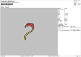 Nala Tail Embroidery File 6 sizes