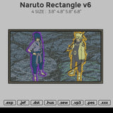 Naruto Rectangle V6 Embroidery