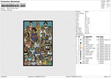 NBA ALLSTAR Embroidery File 6 size