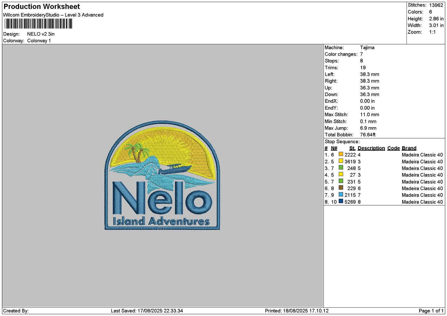 Nelotext Embroidery 2 Files