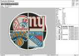Nytext Circle Embroidery File 6 sizes