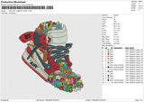 NIKE AIR JORDAN 12225 Embroidery File 6 size