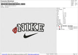 NIKE BOXING GLOVES Embroidery