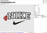 NIKE BOXING GLOVES Embroidery