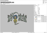 Nike Caroline 2108 Embroidery File 6 sizes
