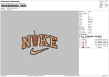 Nike Dunkin Embroidery File 6 sizes