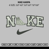 Nike Harpa Embroidery File 6 sizes