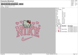 nike kitty 03 Embroidery
