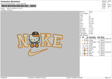 Nike Hk 2402 Embroidery File 6 sizes