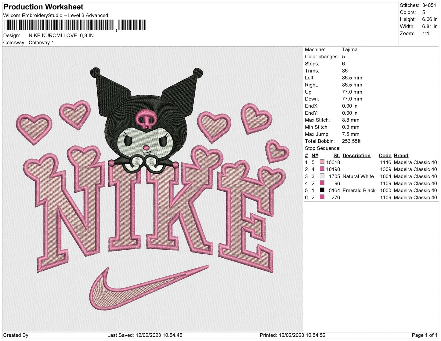 NIKE KUROMI LOVE