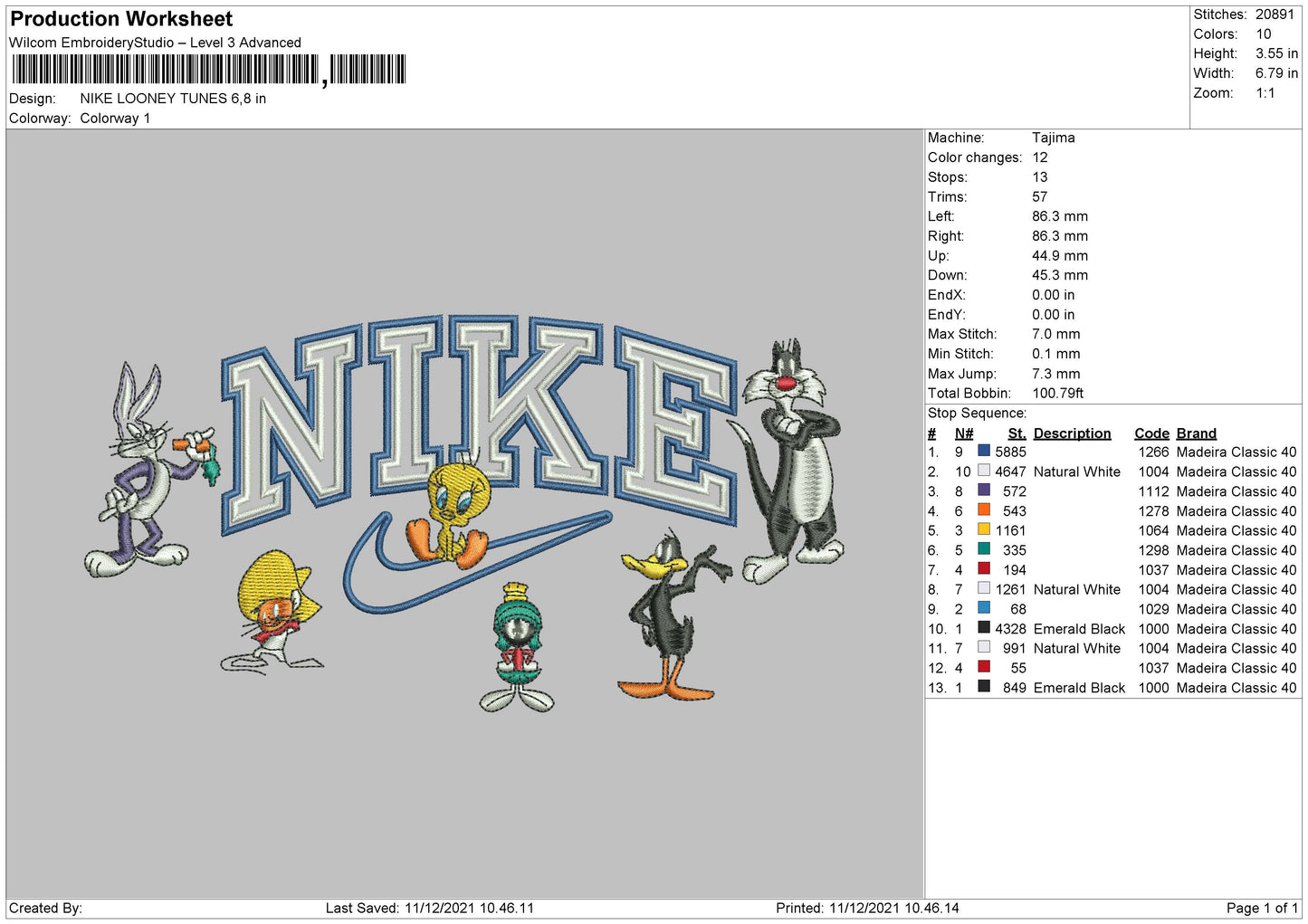 Nike Looney Tunes