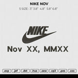 NIKE NOV Embroidery