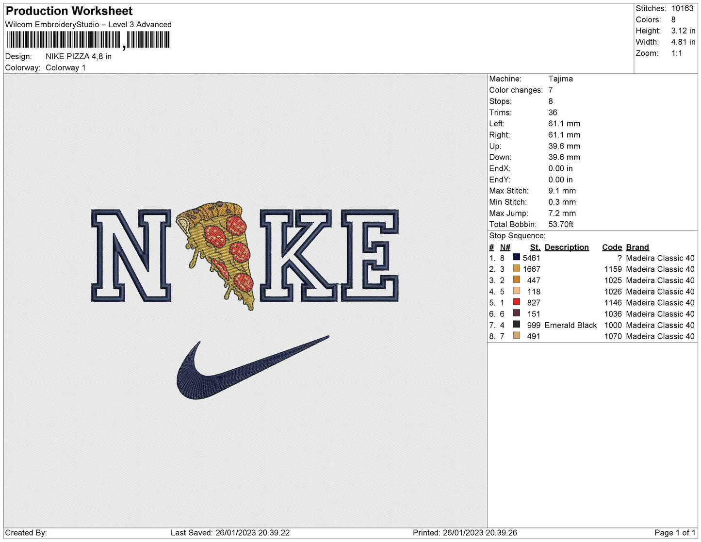 NIKE PIZZA