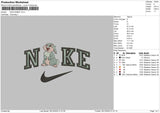 Nike Rabbit Embroidery File 6 sizes