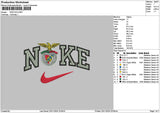 Nike Eagle Embroidery File 6 sizes