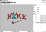 Nike Stitch Xmas 23 Embroidery File 6 sizes