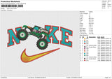 NIKE TRUK Embroidery File 4 size