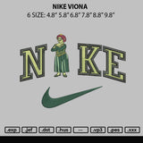 Nike Viona Embroidery File 6 sizes