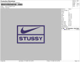 Nike X Stussy Embroidery