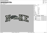 Nike Cadilac Embroidery File 6 sizes
