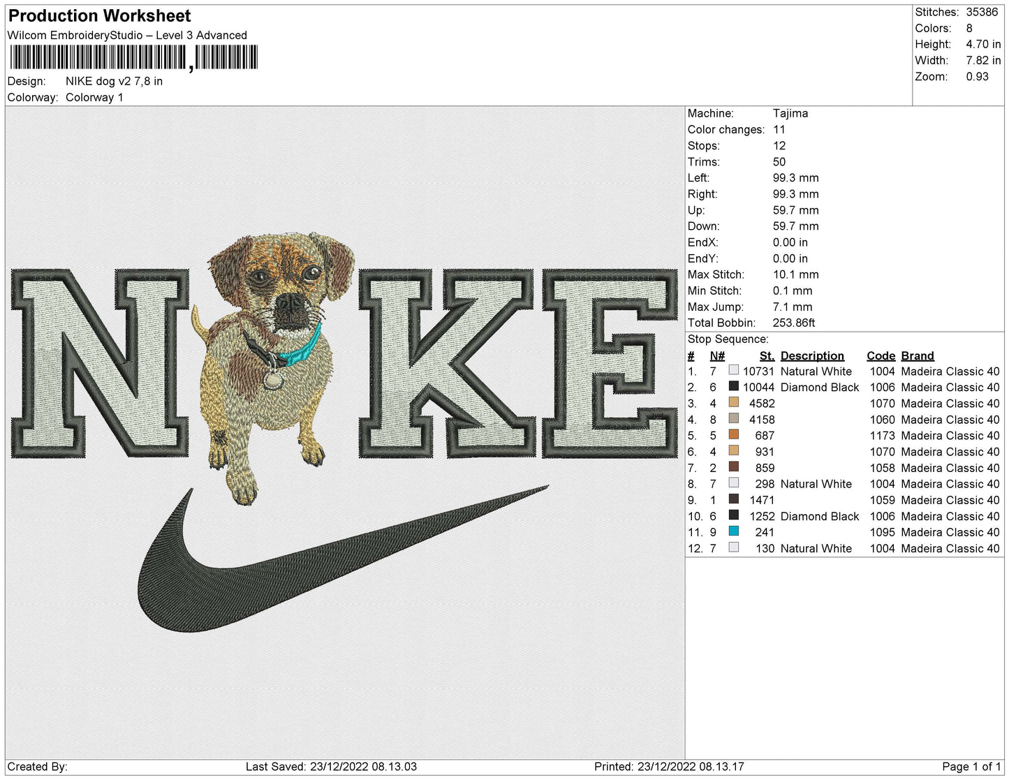 NIKE dog v2