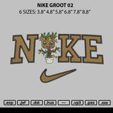 Nike Groot 02 Embroidery File 6 sizes