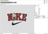 Nike Kittysock Embroidery File 6 sizes