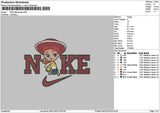 Nike Jessie Chibi Embroidery File 6 sizes