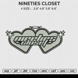NINETIES CLOSET Embroidery
