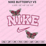 Nike Butterfly V3 Embroidery