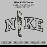 Nike Knife Jason Embroidery