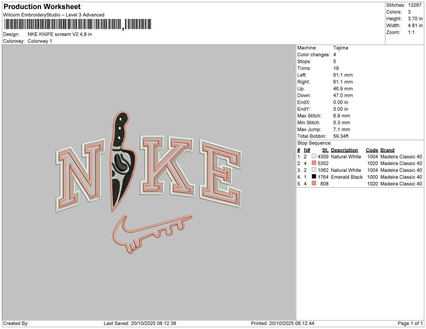 NKE KNIFE scream V2