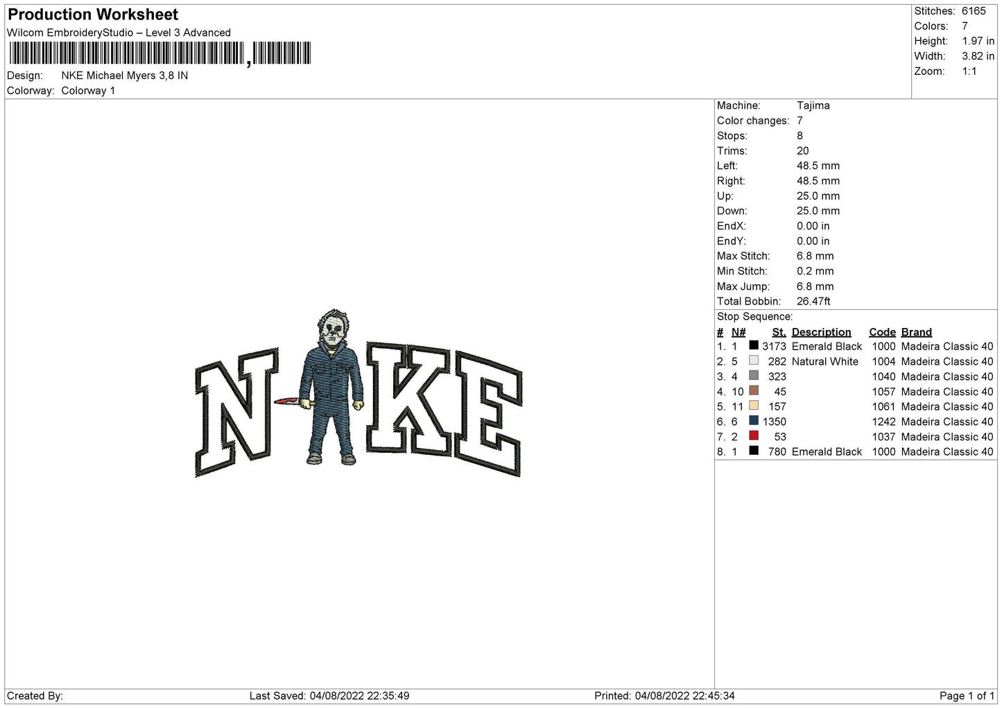 Nike Michael Myers