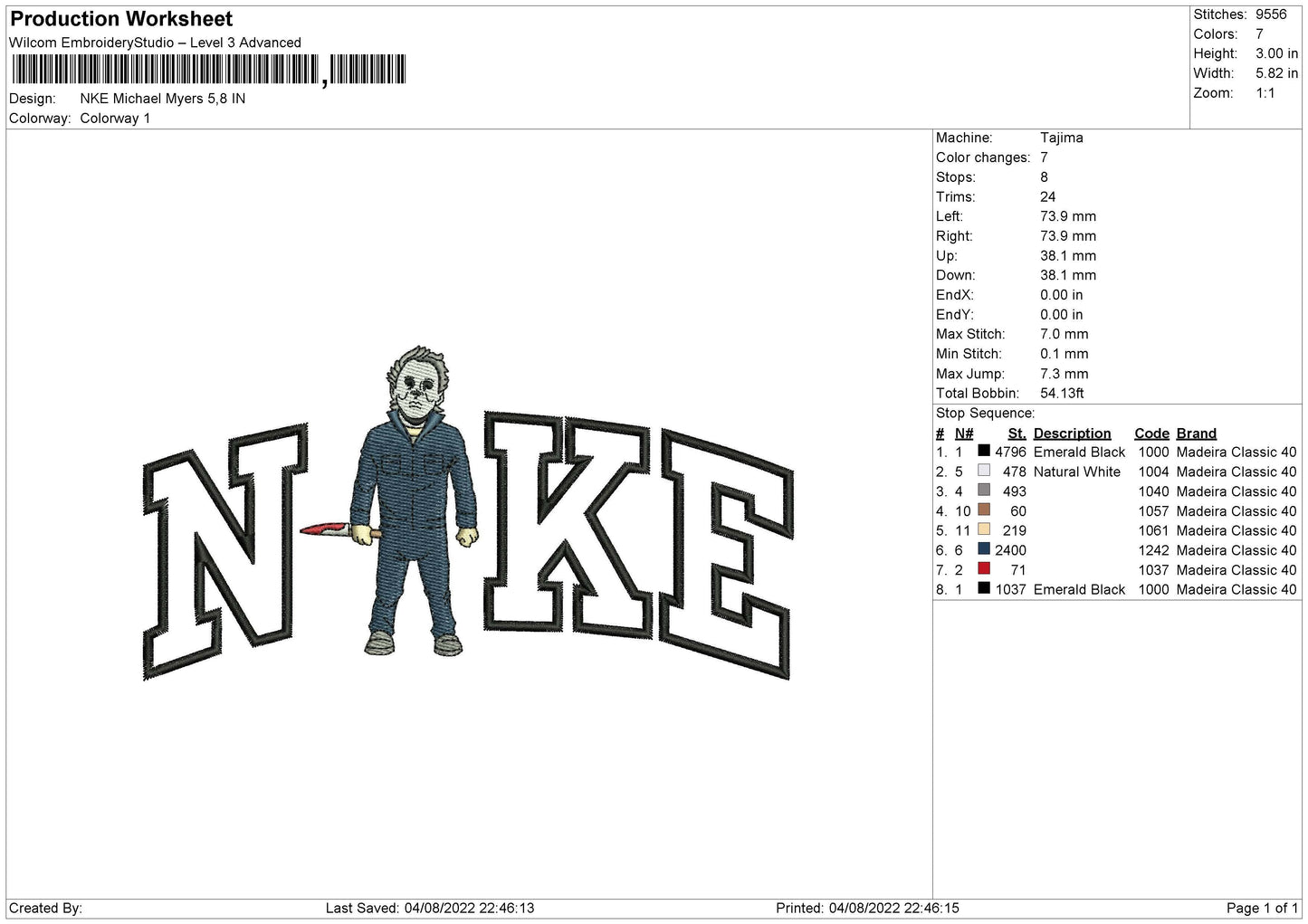 Nike Michael Myers
