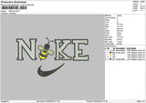 Nike Bee 0102 Embroidery File 6 sizes