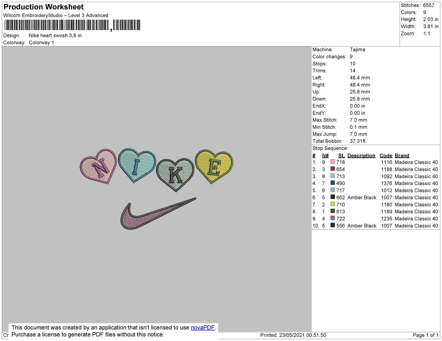 Nike Heart Swoosh