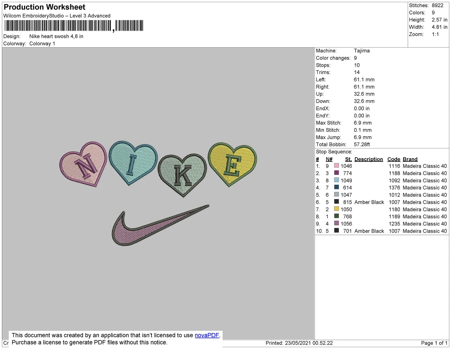 Nike Heart Swoosh