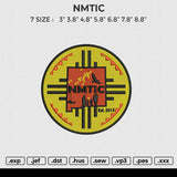 NMTIC Embroidery File 6 size