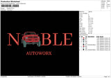 Noble Embroidery File 6 sizes