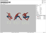 Spiderman No Way Home Embroidery