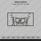 Naruto Sketch Embroidery