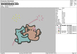 Cats 0401a Embroidery File 6 sizes
