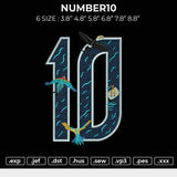 NUMBER10 Embroidery Machine 6 File