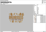 Nursestext 1211 Embroidery File 6 sizes