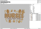 Nursestext 1211 Embroidery File 6 sizes