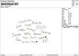 Names Line Embroidery File 6 sizes