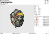 Naruto 111124 Embroidery File 6 size